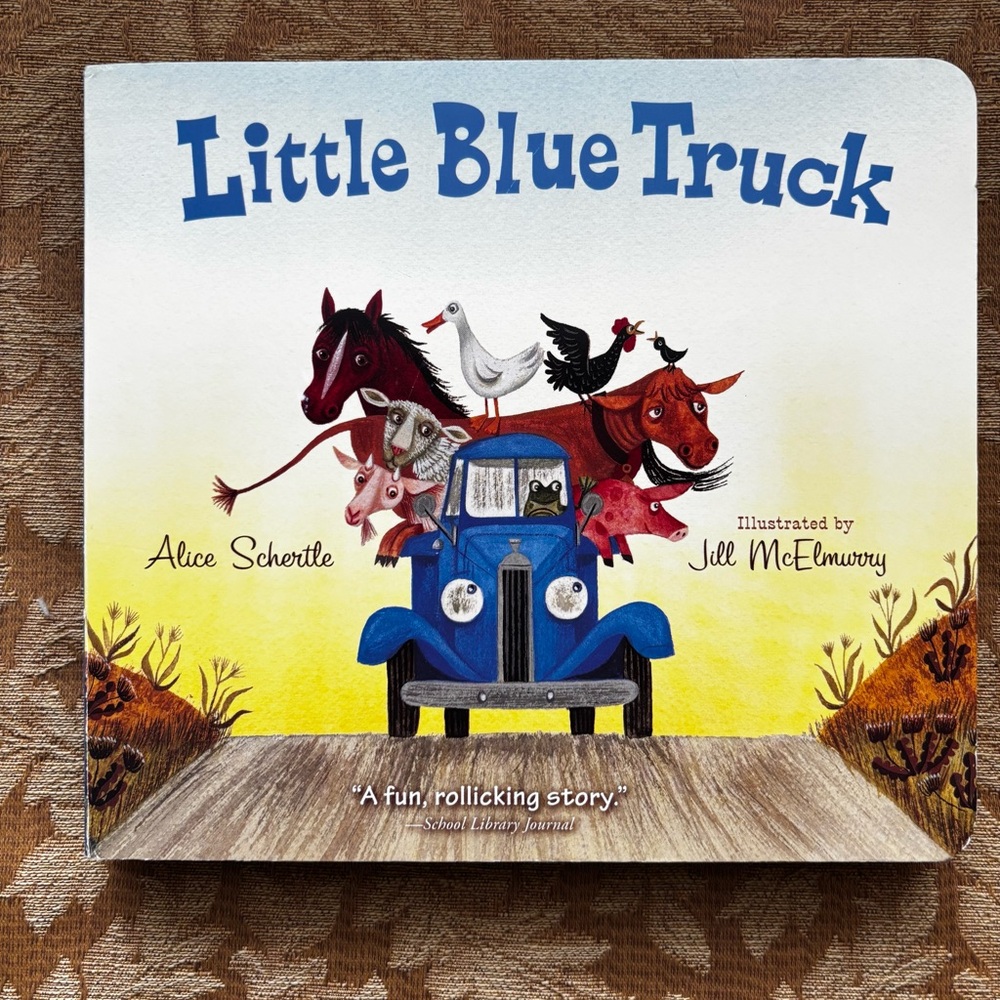Little Blue Truck Children's Board Book by Alice Schertle